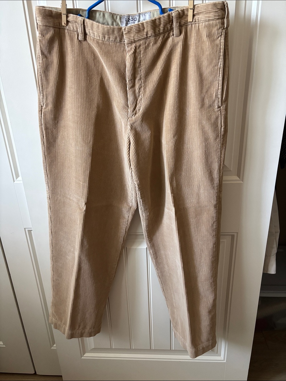 Izod Men's Beige Tan Corduroy Pants